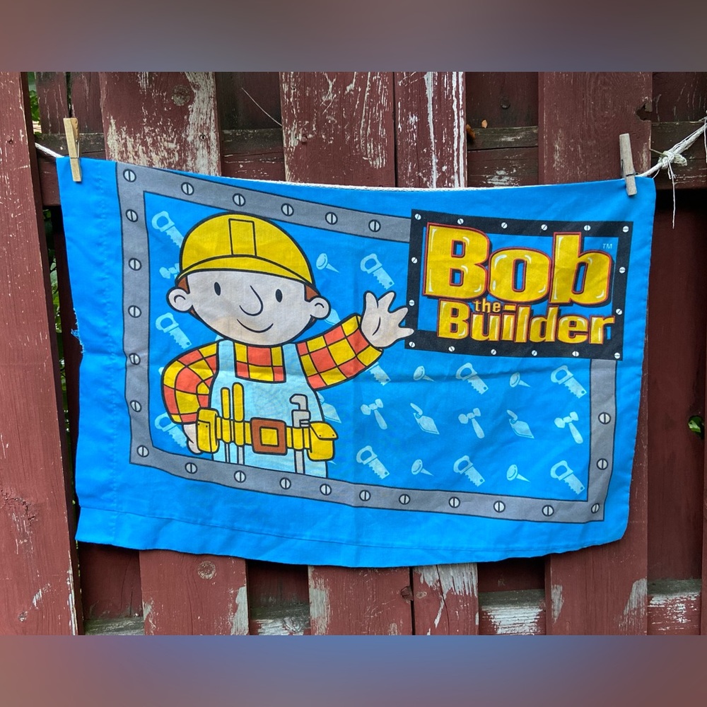 Vintage 2001 Bob the Builder Pillowcase